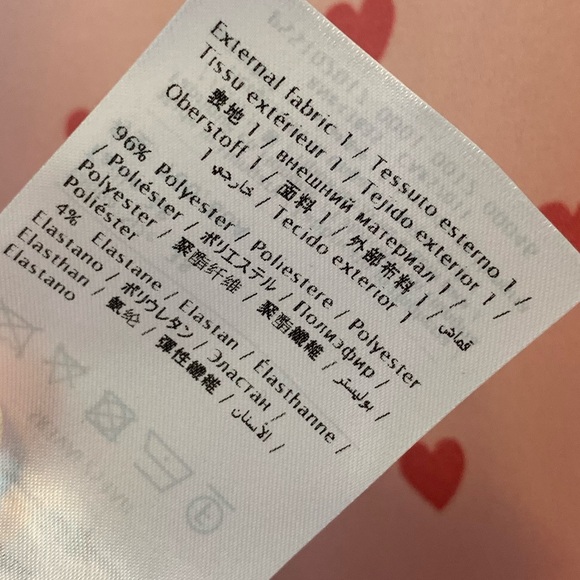 Red Valentino Pink/Red Valentines Heart Midi Maxi Pleated Chine Heart Dress 38 8 - Picture 16 of 16